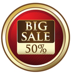 Big Sale Advertisement Label vector image