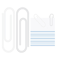 Paper clip vector image