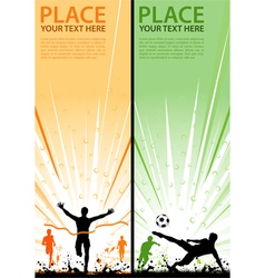 Grunge sport flyer vector image