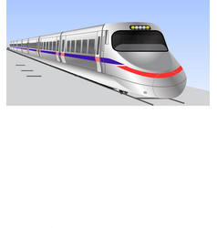 Fast train Royalty Free Vector Image - VectorStock