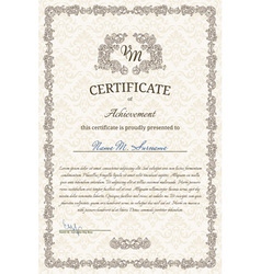 Vintage frame vector image