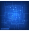 Virtual circuit technology background vector image