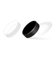 Hockey puck vector image