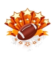 American Football Emblem vector image