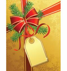 Christmas gift vector image