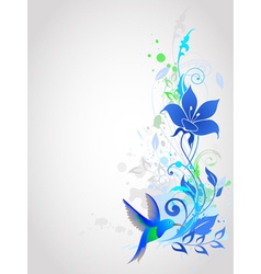 Humming bird vector image