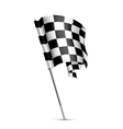 Checkered flag vector image