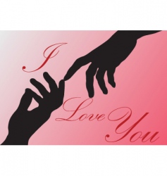 Human hands vector image