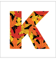 K Letter vector image