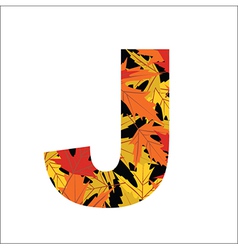 J Letter vector image