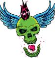 Punk tattoo vector image