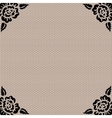 Roses frame vector image