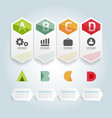 Modern Design Minimal style infographic template vector image
