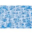 Cool skulls vector image