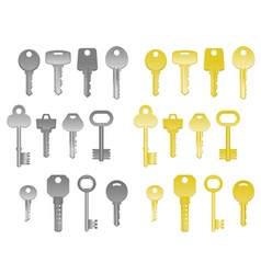 House keys vector image