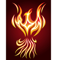Phoenix bird vector image