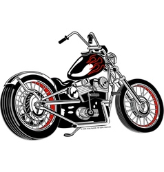 Motorcycle vector image
