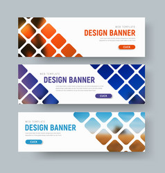 Design of white web banners with rhombuses for Design of white web banners with rhombuses for vector image