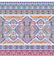Bohemian indian mandala towel print vintage henna vector image