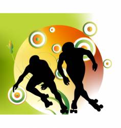 Sport art vector image