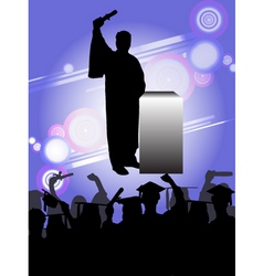Graduation vector image