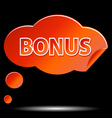 Bonus icon vector image