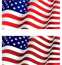 Flag of USA vector image