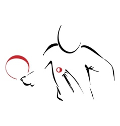 Ping pong vector image