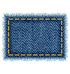 Jeans tag vector image