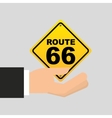 Route 66 sign Vector Image by nikdoorg - Image #712827 - VectorStock