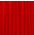 Red stage curtain vector image