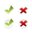 Check marks vector image