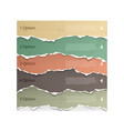 Torn paper vector image