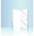 Open door vector image
