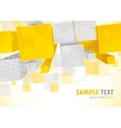 Background with 3d element vector image