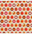 Christmas bauble background vector image