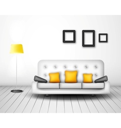 Interior design vector image