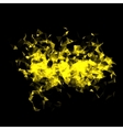 Golden explosion cloud Golden explosion cloud vector image