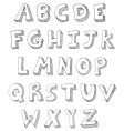 Letters hand written vector image