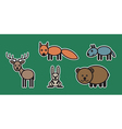 European forest vector image