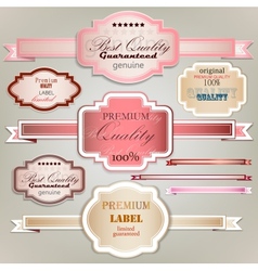 Holiday ribbons vector image