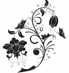 Background-flower vector image
