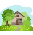 Cartoon house vector image