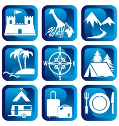 Travel vector image