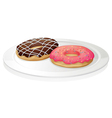 Donut vector image