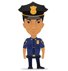 Police officer us vector image