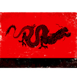 Black dragon vector image