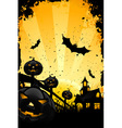 Grungy halloween background vector image