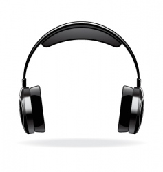 Headphones vector image