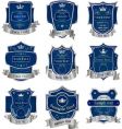 Decorative labels vector image